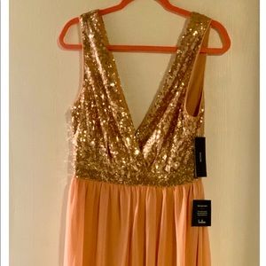 Lulu’s Sequin Top Floor Length Dress